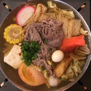 Boiling Point - Angus Beef with a Quail Egg - SOOOO GOOD. - Taiwanese Near Me - Pasadena, California