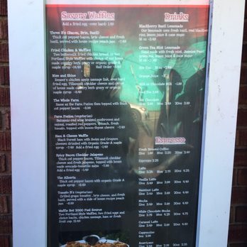 The Waffle Window - Menu part 1 - Breakfast & Brunch Near Me - Portland, Oregon The Waffle Window - Menu part 1 - Breakfast & Brunch Near Me - Portland, Oregon