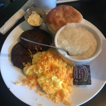 Oy! - The southern breakfast. Your choice of bacon or sausage. Two eggs,grits,and a biscuit. - Breakfast & Brunch Near Me - Atlanta, Georgia Oy! - The southern breakfast. Your choice of bacon or sausage. Two eggs,grits,and a biscuit. - Breakfast & Brunch Near Me - Atlanta, Georgia
