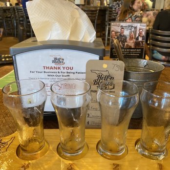 Hell 'n Blazes Brewing - Flight - yummy! - Breweries Near Me - Melbourne, Florida Hell 'n Blazes Brewing - Flight - yummy! - Breweries Near Me - Melbourne, Florida