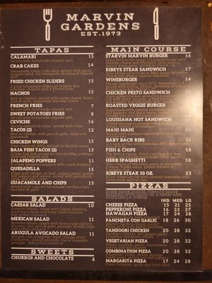Menu photo 2 Marvin Gardens Belmont, CA Menu photo 2 Marvin Gardens Belmont, CA