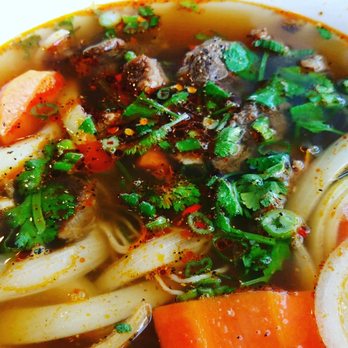 Simply Pho - N3 Beef Pho with egg noodles - Vietnamese Near Me - Houston, Texas