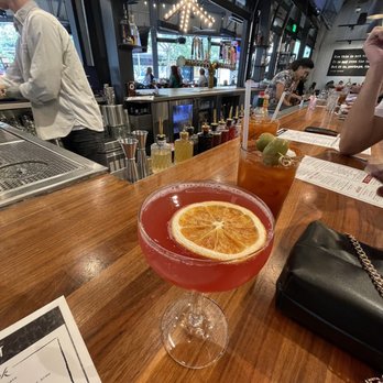 Culinary Dropout - Pom passionfruit Bubbles & Mimosas - New American Near Me - Austin, Texas Culinary Dropout - Pom passionfruit Bubbles & Mimosas - New American Near Me - Austin, Texas