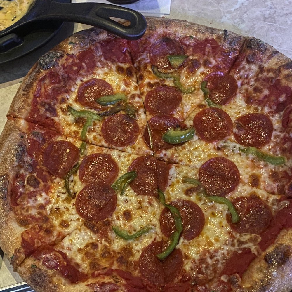 Bubba's 33 - The perfect thin crust pizza. - Burgers Near Me - Universal City, Texas