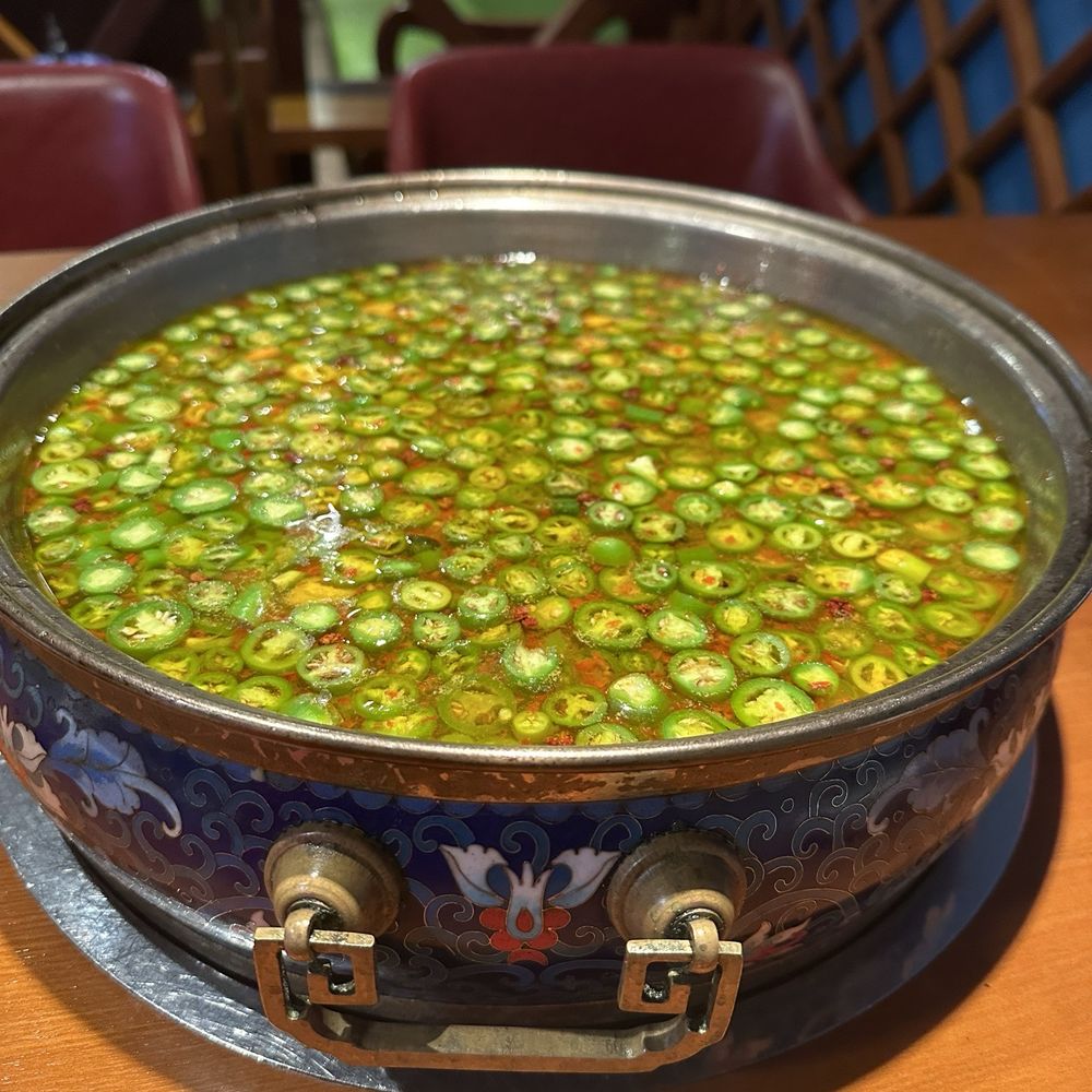 DNM Hot Pot - Lamb bone broth, chilis and vine pepper. SO good. - Hot Pot Near Me - San Francisco, California DNM Hot Pot - Lamb bone broth, chilis and vine pepper. SO good. - Hot Pot Near Me - San Francisco, California