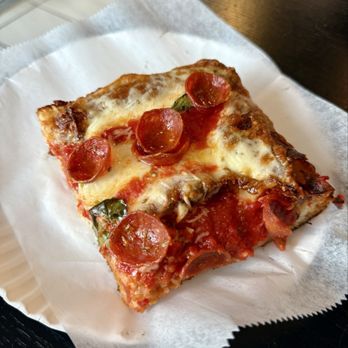 Rockaway Pizzeria - Pepperoni Upside Down Sicilian - Pizza Near Me - Pittsburgh, Pennsylvania