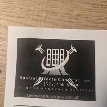Special Effects Construction - Business that conned me - Handyman Near Me Special Effects Construction - Business that conned me - Handyman Near Me