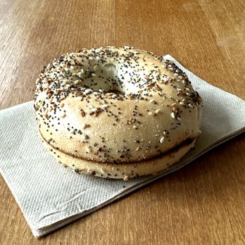 Einstein Bros. Bagels - Classic Everything Bagel (Sliced and Toasted) - Breakfast & Brunch Near Me - Lenexa, Kansas Einstein Bros. Bagels - Classic Everything Bagel (Sliced and Toasted) - Breakfast & Brunch Near Me - Lenexa, Kansas
