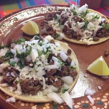Taco King - Ground beef on bottom steak on top.  They look the same but tasted very different - Mexican Near Me - Harrisburg, Pennsylvania