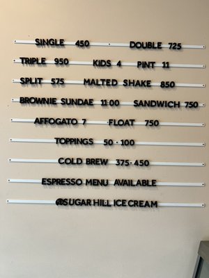 Menu photo 2 Sugar Hill Creamery New York, NY Menu photo 2 Sugar Hill Creamery New York, NY
