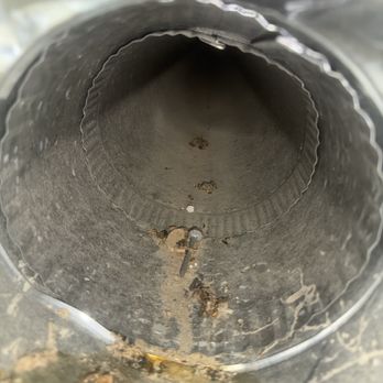 Da Air Duct - Before: Dryer vent before cleaning. - Chimney Sweeps Near Me - Elkridge, Maryland