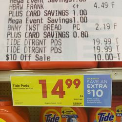 Jay C Food Stores - 14.99 ea with card, so saving 5, why not save EXTRA... yeah trickery!