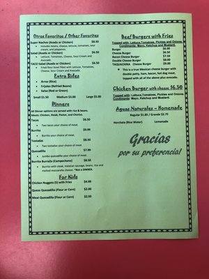 Menu photo 1 Taqueria El Tacazo 3 Irving, TX Menu photo 1 Taqueria El Tacazo 3 Irving, TX