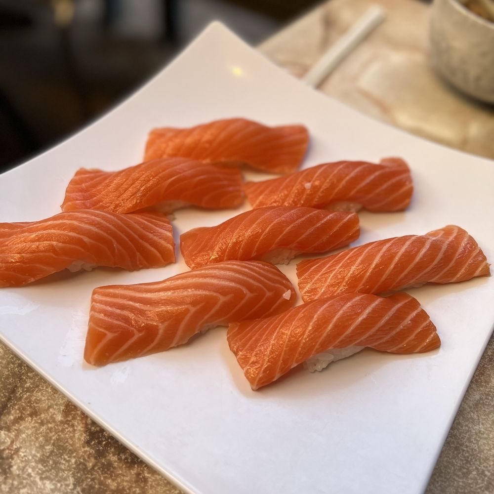 Sushi Sen - Salmon Nigiri - Sushi Bars Near Me - Scottsdale, Arizona Sushi Sen - Salmon Nigiri - Sushi Bars Near Me - Scottsdale, Arizona