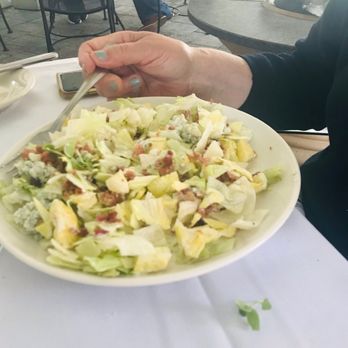 Rocco's - Wedge salad with request to chop it - Steakhouses Near Me - Newtown, Pennsylvania