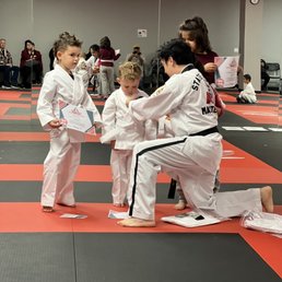 Making their promises to parents and their instructors to train hard and work hard! Making their promises to parents and their instructors to train hard and work hard!