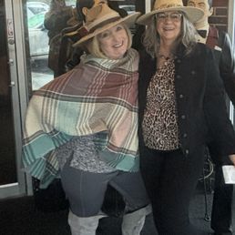 Women in hats This establishment has a no hat no T-shirt policy posted on their front door guess what women that includes you as well Women in hats This establishment has a no hat no T-shirt policy posted on their front door guess what women that includes you as well
