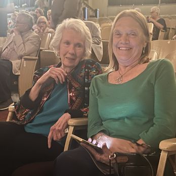 The Dirty Laundry Saloon  - Joyce and Marilyn enjoying the show we went to - Burgers Near Me - Pawhuska, Oklahoma