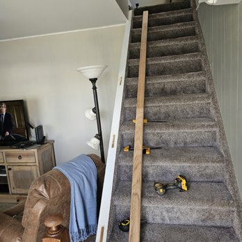 P B Home Repairs - Handrail Before - Mobile Home Repair Near Me P B Home Repairs - Handrail Before - Mobile Home Repair Near Me