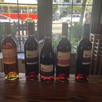 Twenty Mile Winery - Sweet wine offering. You try all 5 when you buy a tasting - Wine Tasting Room Near Me - Solvang, California