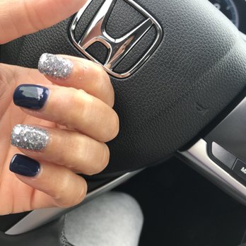 Rose Nail Bar - Vicki did my nails for my birthday!! Royal blue and diamonds (well I call them diamonds) - Nail Salons Near Me - Arlington, Virginia Rose Nail Bar - Vicki did my nails for my birthday!! Royal blue and diamonds (well I call them diamonds) - Nail Salons Near Me - Arlington, Virginia