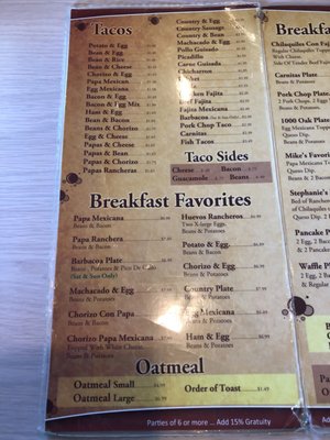 Menu photo 3 Thousand Oak Cafe II San Antonio, TX Menu photo 3 Thousand Oak Cafe II San Antonio, TX