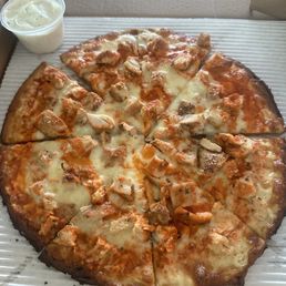 Buffalo Chicken Breast Pizza