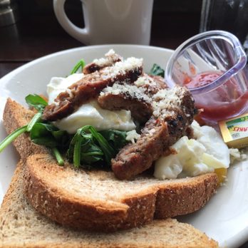 Counter Cafe East - Joe's special with poached eggs. - Breakfast & Brunch Near Me - Austin, Texas