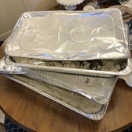 For $500 catering, they gave way too much rice and not much of the other food For $500 catering, they gave way too much rice and not much of the other food