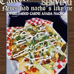 California Love Tacos - Overloaded Carne Asada Nachos