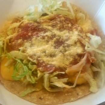 Taco Zone - The perfectly cheesey & greasy nacho tostado. - Mexican Near Me - Gladstone, Missouri Taco Zone - The perfectly cheesey & greasy nacho tostado. - Mexican Near Me - Gladstone, Missouri