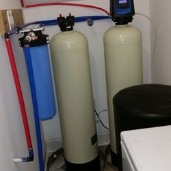 Residential Softener, Up Flow Carbon Filter, Sediment Filter Install
