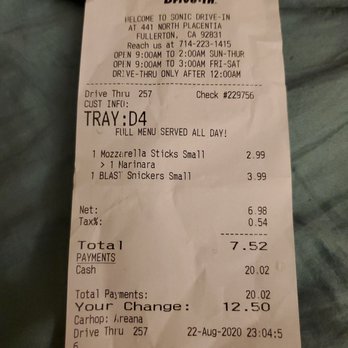 Sonic Drive-In - Burgers Near Me - Fullerton, California Sonic Drive-In - Burgers Near Me - Fullerton, California