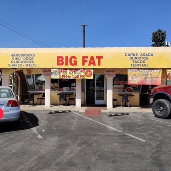 Big Fat - Burgers, chili dogs, tacos, sandwiches, teriyaki, breakfast, and more. - Burgers Near Me - Reseda, California Big Fat - Burgers, chili dogs, tacos, sandwiches, teriyaki, breakfast, and more. - Burgers Near Me - Reseda, California