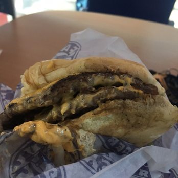 Fat Guy's Burger Bar - Bacon cheeseburger with lettuce, grilled onions, tomato, jalapeños and BBQ sauce. Portion was huge, filled me right up! - New American Near Me - Tulsa, Oklahoma