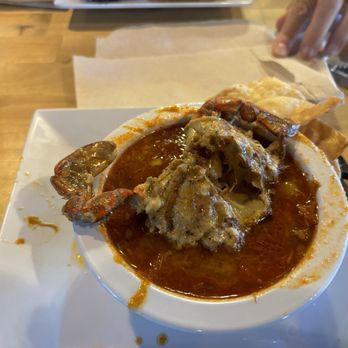 Joanie's Blue Crab Cafe - Soup full of crab with a crab to crack open and eat too. Delicious. - Seafood Near Me - Ochopee, Florida Joanie's Blue Crab Cafe - Soup full of crab with a crab to crack open and eat too. Delicious. - Seafood Near Me - Ochopee, Florida