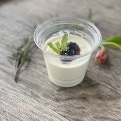 Califas Greens - Panna cotta so good.