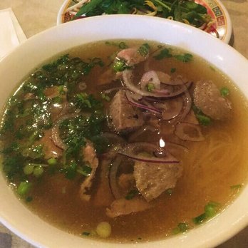Pho Pasteur 2 - #7, pho with beef eye round steak and meatballs - Vietnamese Near Me - Carrollton, Texas