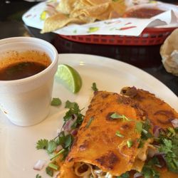 Taco Time Mexican Grill - The tree chips and salsa