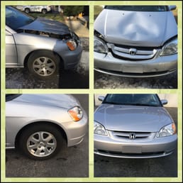 this is before and after pictures. it looks like brand new!