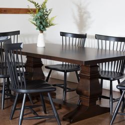 Windsor Workshop - Handmade dining room set.