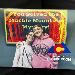 Vail Valley Escape Room - Complementary completion photo