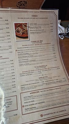 Menu photo 1 La Carreta Miami, FL Menu photo 1 La Carreta Miami, FL