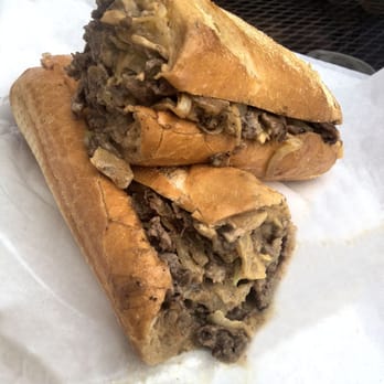 Tat's Delicatessen - Philly (12 inch) with whiz, onions, and mushrooms. - Tat's Delicatessen - Seattle - Delis Near Me - Seattle, Washington Tat's Delicatessen - Philly (12 inch) with whiz, onions, and mushrooms. - Tat's Delicatessen - Seattle - Delis Near Me - Seattle, Washington
