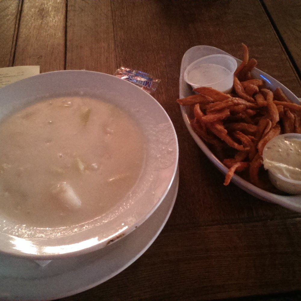 McNellie's - Potato leek soup (pass) and sweet potato fries (major win) - Pubs Near Me - Tulsa, Oklahoma