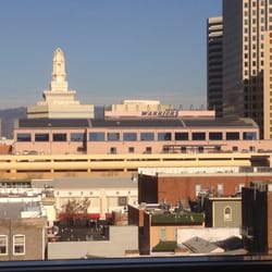 Wiley W Manuel Courthouse - View from the waiting area outside the courtrooms