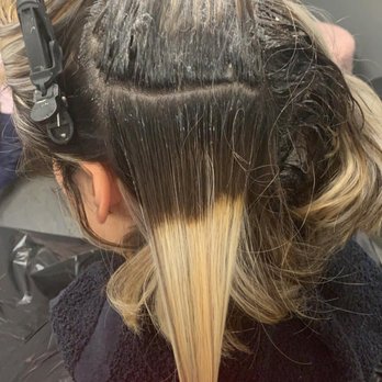 Vanity Lane Beauty Bar - This is what she had to undo and fix from a different hairstylist. - Hair Salons Near Me - Fontana, California