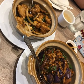 Full House Dumpling - Clay pots of 3cups chicken and eggplants with ground Pork! - Chinese Near Me - Fremont, California Full House Dumpling - Clay pots of 3cups chicken and eggplants with ground Pork! - Chinese Near Me - Fremont, California