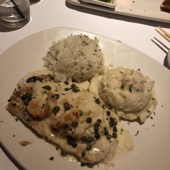 Bonefish Grill - Cod imperial (crab meat, shrimp, scallops, mozzarella and parmesan cheese) with jasmin rice and garlic whipped mashed potatoes - Seafood Near Me - Atlanta, Georgia Bonefish Grill - Cod imperial (crab meat, shrimp, scallops, mozzarella and parmesan cheese) with jasmin rice and garlic whipped mashed potatoes - Seafood Near Me - Atlanta, Georgia