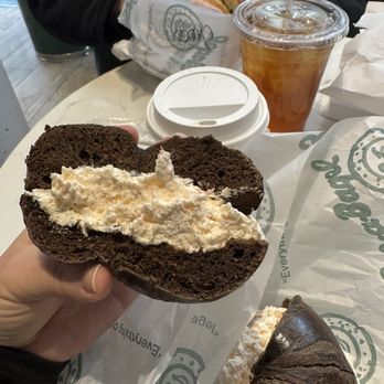 Ess-a-Bagel - Pumpernickel w/ Lox Cream Cheese - Bagels Near Me - New York, New York Ess-a-Bagel - Pumpernickel w/ Lox Cream Cheese - Bagels Near Me - New York, New York